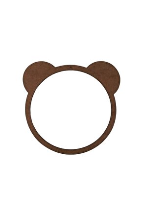 Ayıcık Kulaklı 3 Mm Ham Mdf Kasnak 25 Cm