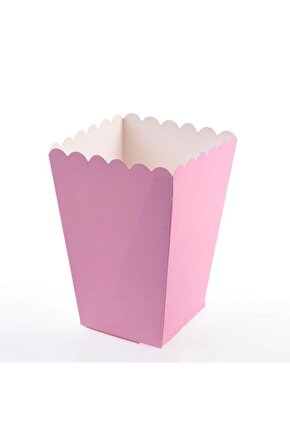 Pembe Popcorn Mısır Kutusu 8li