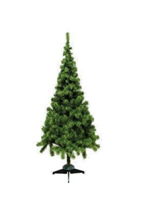 Çam Ağacı - 150 Cm, Yoğun 220 Dallı - Sağlam Kırılmaz ve Dengeli Plastik Ayak