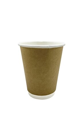14 Oz Double Wall Kraft Karton Bardak - 500lü