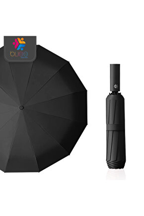 Siyah 12 Telli Şemsiye