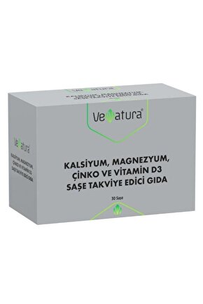 Kalsiyum Magnezyum Çinko ve Vitamin D3 30 Saşe