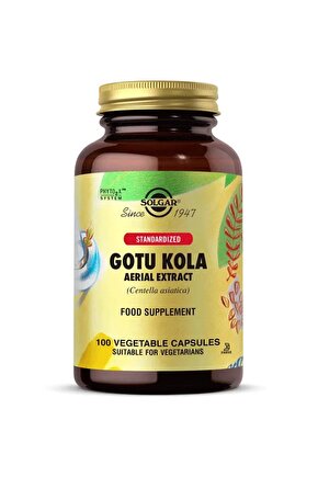 Gotu Kola Aerial Extract 100 Kapsül