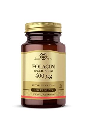 Folacin 400 mcg 100 Tablet