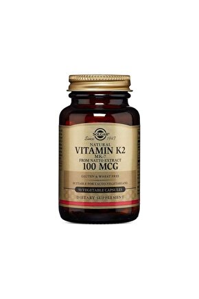 Vitamin K2 100 mcg 50 Kapsül