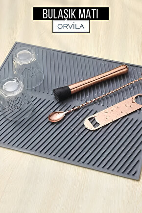 Silikon Bulaşık Kurutma Matı Maxi Boy 44x33cm