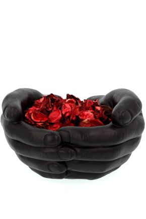 Dekoratif Avuç Içi El Figür Beton Saksı Hediyelik Anahtarlık Biblo 1650gr.