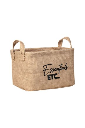 Baskılı Organizer Sepet 20x16x14 Cm