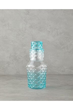 Bubbles Cam Başucu Sürahi 1150 ml Mavi