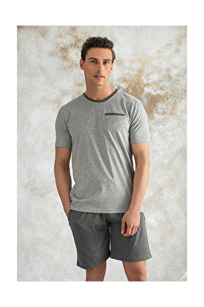 Relax Penye Erkek Pijama Takımı Antrasit