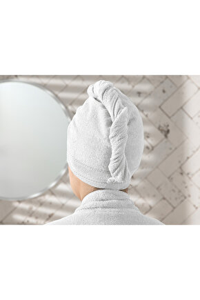 Soft Pamuklu Saç Bonesı Standart Beyaz