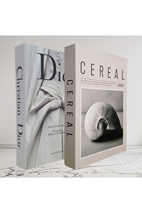 Dekoratif Kitap Görünümlü İçi Açılabilir Kutu 2 Adet