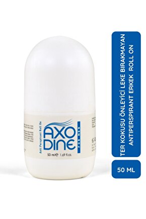 Antiperspirant Erkek Roll On Deodorant Ter Kokusu Önleyici Leke Bırakmayan 50 ml