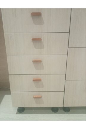 Ahşap Köşeli Kulp, Ahşap Kulp, Mobilya Kulpu, Çekmece Kulpu, Doğal Boyasız