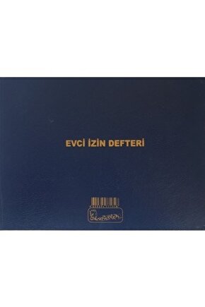 Evci İzin Defteri Cilt Kapak