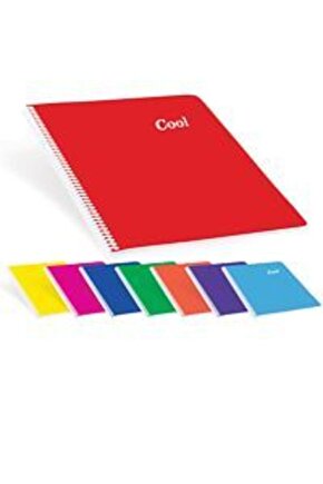 Cool 60 Yaprak A4 Çizgisiz Spiralli Defter