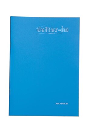 A4 Tam Boy Kareli 40 Yaprak Dikişli Telsiz Plastik Kapak Defter