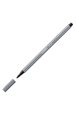 Pen 68 Keçe Uçlu Kalem Koyu Gri 68-96