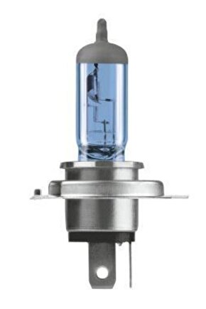 Ampul H4 12v 55 60w Tırnaklı Far 43t %10 Fazla Isık Beyaz Cıft Uyumlu