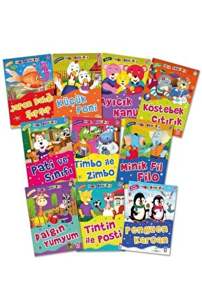 Okul Öncesi Mini Masallar Serisi 3. Set (10 Kitap)