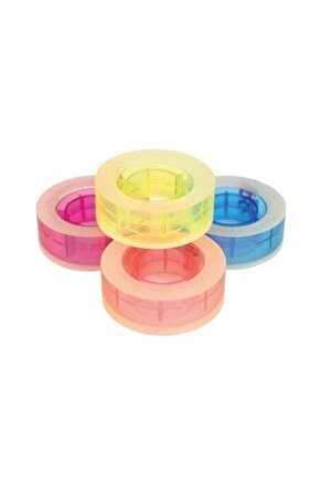 18 mm x 25 Metre Renkli Bant 4 Renk (6522)