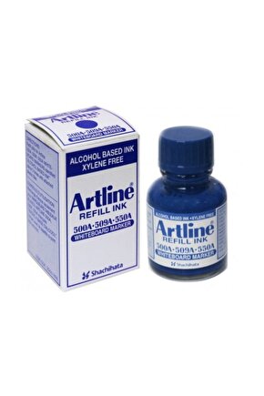 Beyaz Tahta Markörleri İçin Yedek Mürekkep 60ml Mavi