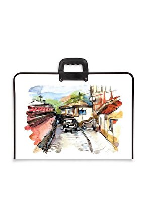 J10 (35*50 Cm) Desenli Proje Çantası Tablo