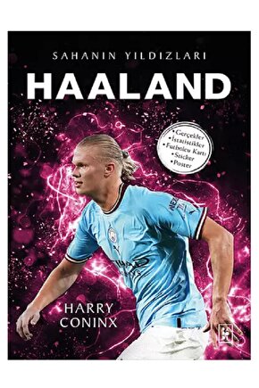 Sahanın Yıldızları  HAALAND ( BÜYÜK Poster Sticker Futbolcu Kartları HEDİYE ) 128 SAYFA
