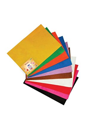 Keçe 2 Mm 50X70Cm 248183 10 Lu Karişik Renkler