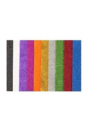 Puti Simli Yapışkanlı Eva Renkli 10lu Paket 50 X 70 Cm 1185