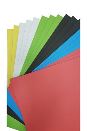 Renkli Mukavva 50x70 Cm Karışık 1,0 Mm 18 Lı (1 PAKET 18 ADET)