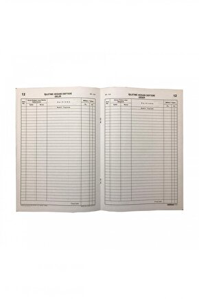 İşletme Hesabı Gelir-gider Defteri Karton Kapak