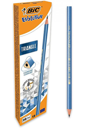 Evolution Üçgen HB Kurşun Kalem 12li Kutu Mavi  964845
