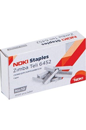 20 Li Paket Zımba Teli No: 10 (KÜÇÜK ZIMBA MAKİNASI İÇİN.) Gümüş Renk