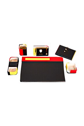 Sümen Takımı 6 Parça Sportive Sarı-Kırmız Sk-258