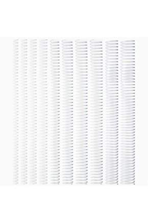 Kayreb Spiral Plastik Helezon (100 LÜ) 12 MM Şeffaf