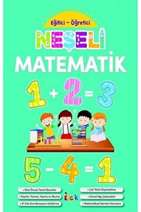 Neşeli Matematik - Eğitici-öğretici - Bıcırık Yayınları - Bıcırık Yayınları Kolektif Kitabı