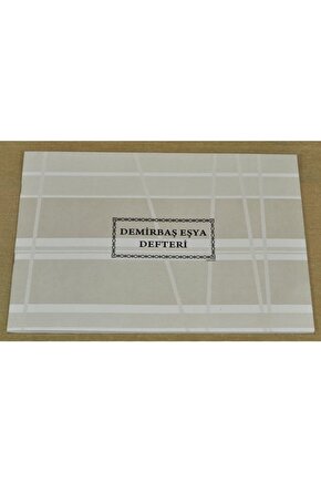 Demirbaş Defteri 40 Yp