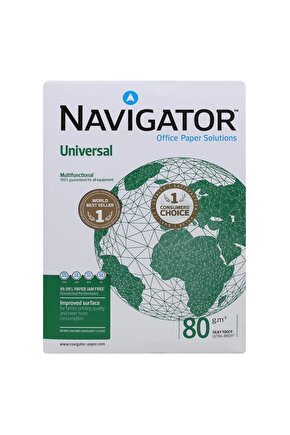 Navigator A4 Fotokopi Kağıdı 80 Gr. 1 Paket 500 Sayfa