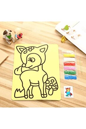 Kum Boyama Seti 10 Lu Sürpriz Hediyeli