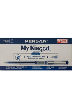 6405 My King Jel Mavi (Metal Klipsli) 1 KUTU