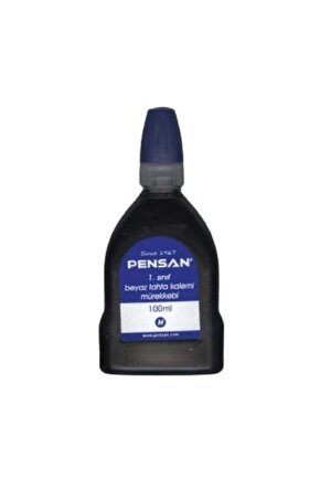 Tahta Kalemi Mürekkebi 100ml Mavi tkm