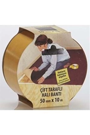 Çift Taraflı Bant Ince Halı Kaydırmaz 50mm*10m