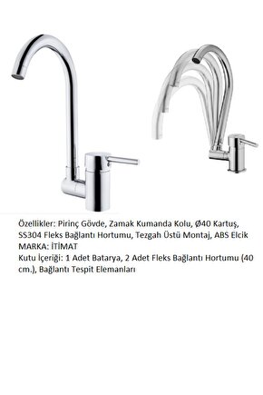 Delta Pencere Önü Miks Eviye Bataryası 323p