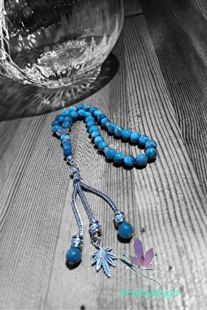 Doğal Taş APATİT ERKEK TESBİH 33 LÜ 8 mm