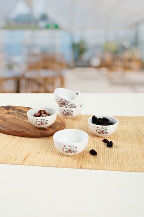 Peri Masalı Bulut Mini Çerezlik  Sosluk 8 Cm 6 Adet