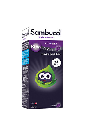 Kids Kara Mürver Içeren Takviye Edici Gıda 3 Yaş 20 ml