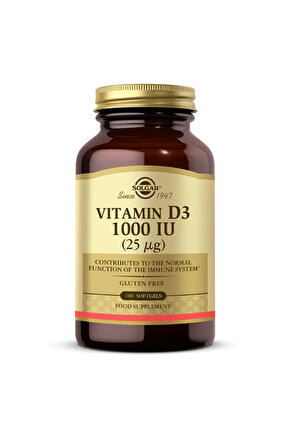 Vitamin D3 1000 Iu 100 Softjels