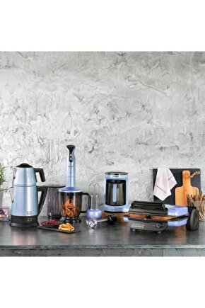 Kea Elektro Mega Ev Aletleri 4 lü Set Mavi