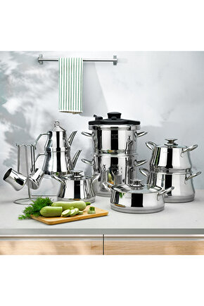 Caldron Çelik Çeyiz Seti 18 Parça-ınox